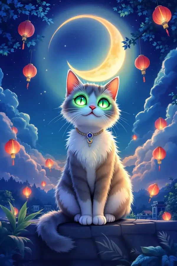 小猫和月亮 - 海报封面